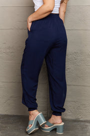 Tied Long Joggers with Pockets Trendsi