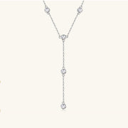 1.1 Carat Moissanite 925 Sterling Silver Necklace - Chic Boutique