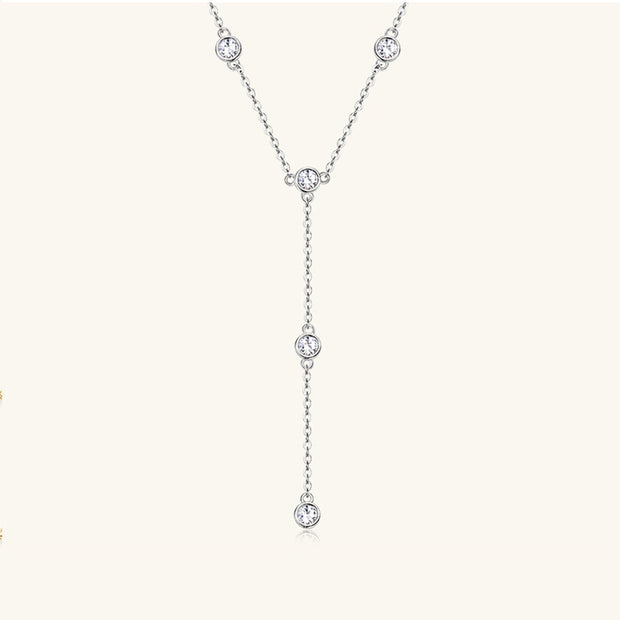 1.1 Carat Moissanite 925 Sterling Silver Necklace - Chic Boutique