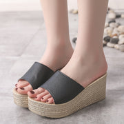 PU Leather Open Toe Sandals Trendsi