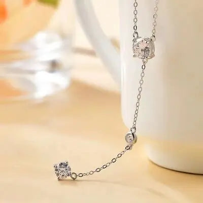 1.5 Carat Moissanite 925 Sterling Silver Necklace - Chic Boutique