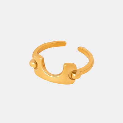 18K Gold - Plated Irregular Open Ring - Chic Boutique