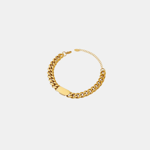 18K Gold - Plated Titanium Steel Bracelet - Chic Boutique