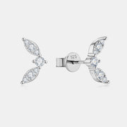 Moissanite 925 Sterling Silver Stud Earrings Trendsi