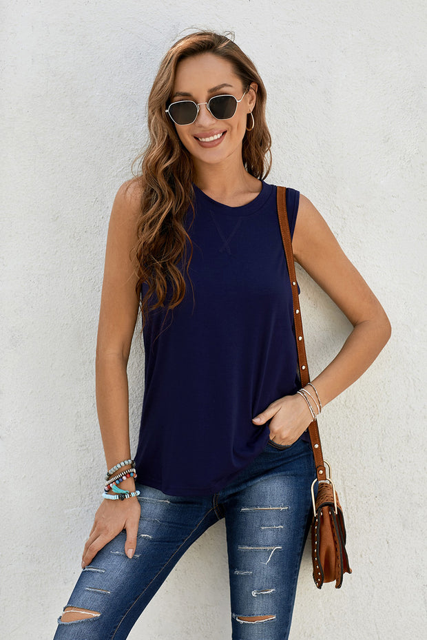 Round Neck Tank Trendsi