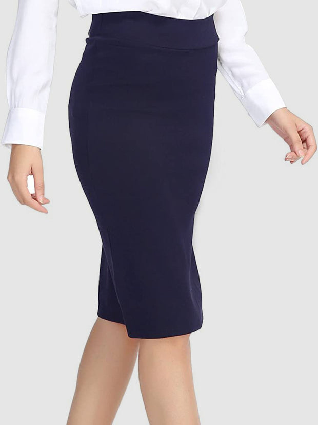 High Waist Wrap Skirt Trendsi