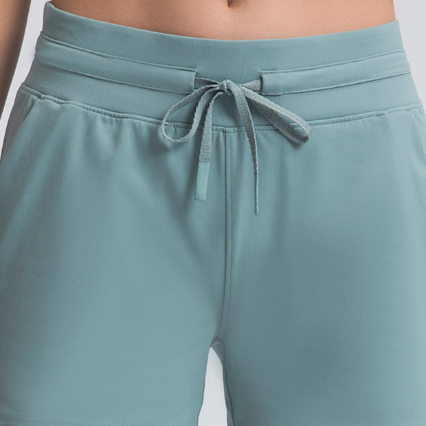 Waist Tie Active Shorts Trendsi