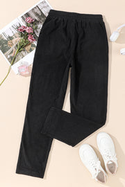 Drawstring Straight Pants with Pockets Trendsi