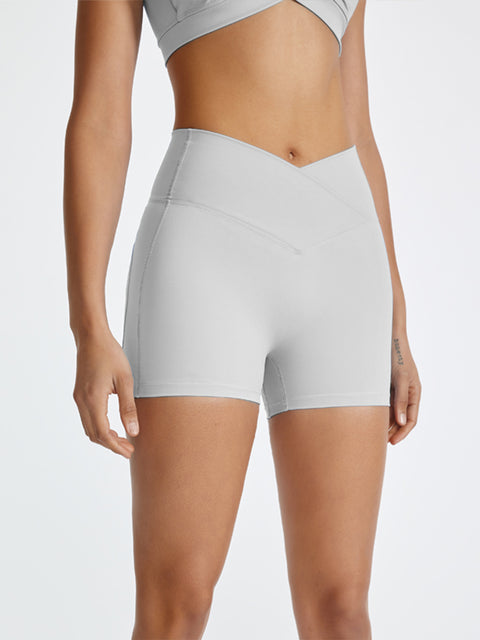 High Waist Active Shorts Trendsi