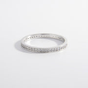 925 Sterling Silver Inlaid Zircon Ring Trendsi