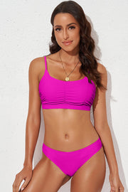 Scoop Neck Sleeveless Two-Piece Swim Set Trendsi