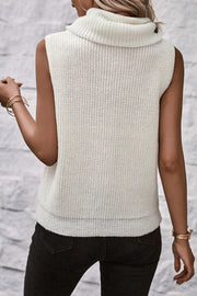 Mock Neck Sweater Vest Trendsi