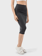 Slit Wrap Active Skirt Trendsi