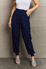 Tied Long Joggers with Pockets Trendsi