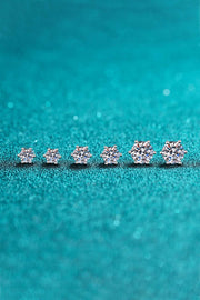 Endless Cheer Moissanite Stud Earrings Trendsi