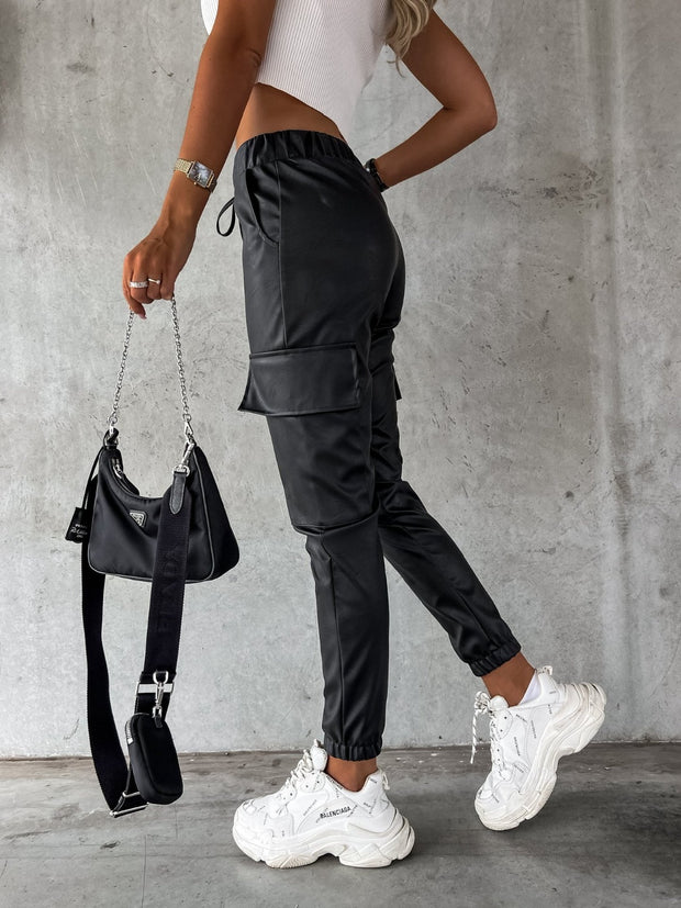 Drawstring Pants with Pockets Trendsi