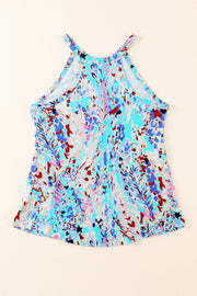 Printed Round Neck Tank Top Trendsi