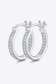 Adored Moissanite 925 Sterling Silver Earrings