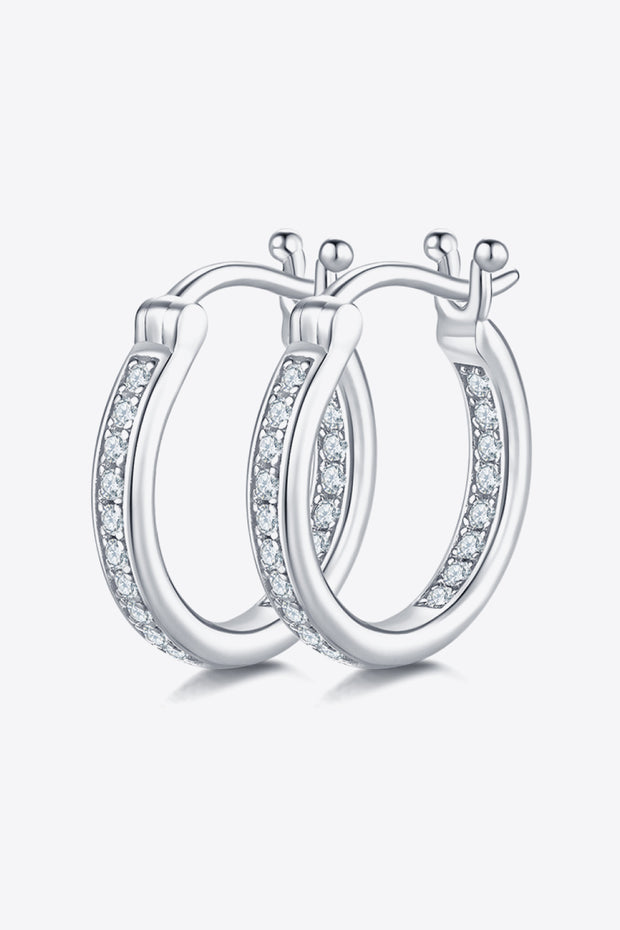 Adored Moissanite 925 Sterling Silver Earrings Trendsi