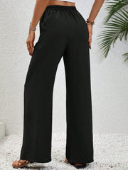 Wide Leg Drawstring Pants Trendsi