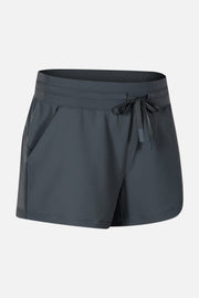 Waist Tie Active Shorts Trendsi