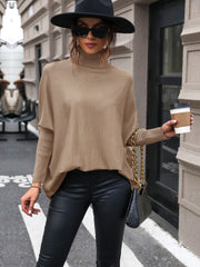 Turtleneck Raglan Sleeve Sweater