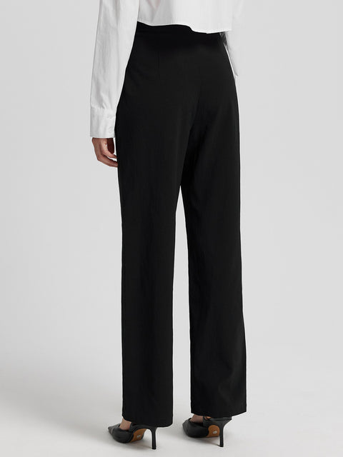 High Waist Straight Pants Trendsi