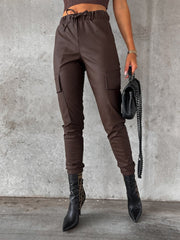 Drawstring Pants with Pockets Trendsi