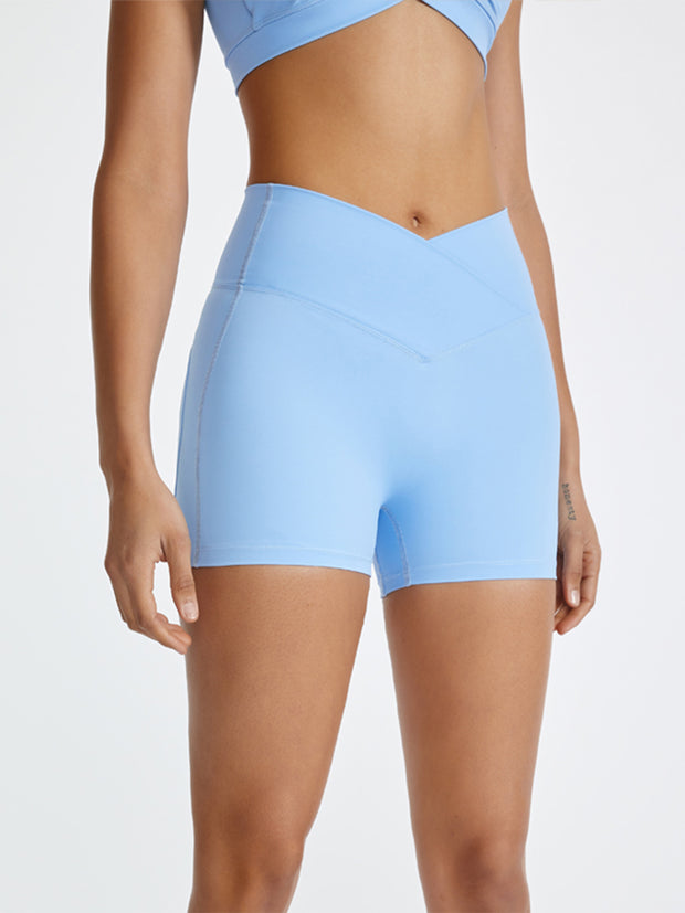 High Waist Active Shorts Trendsi