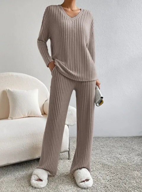 Casual 2-Piece Autumn Loungewear Set Chic Boutique