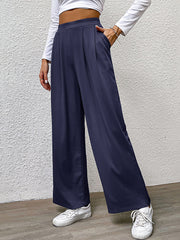 High Waist Straight Pants Trendsi