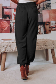 Tied Long Joggers with Pockets Trendsi