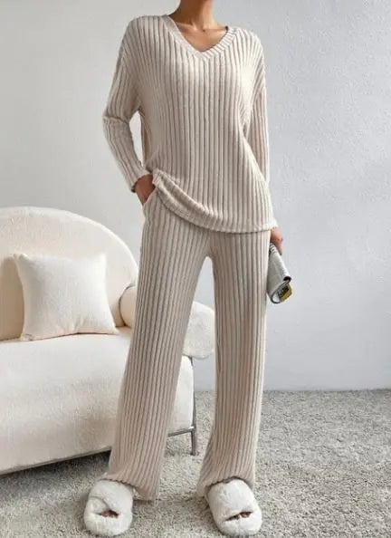 Casual 2-Piece Autumn Loungewear Set Chic Boutique