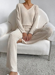 Casual 2-Piece Autumn Loungewear Set Chic Boutique