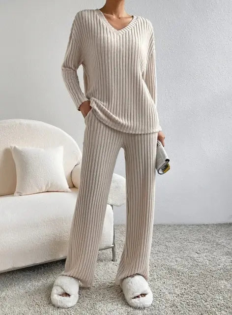 Casual 2-Piece Autumn Loungewear Set Chic Boutique