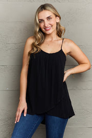 Ninexis Hang Loose Tulip Hem Cami Top Trendsi