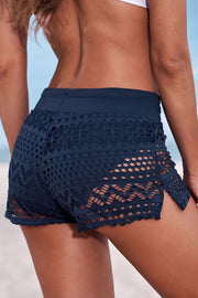 Full Size Drawstring Waist Swim Shorts Trendsi