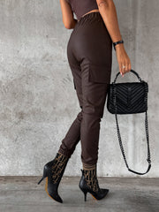 Drawstring Pants with Pockets Trendsi