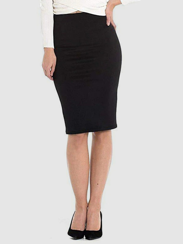 High Waist Wrap Skirt Trendsi