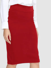 High Waist Wrap Skirt Trendsi