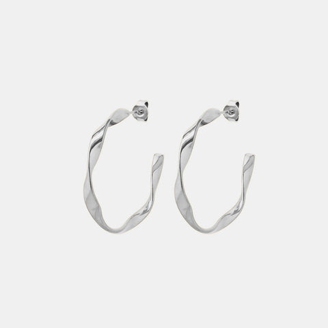 Titanium Steel C-Hoop Earrings