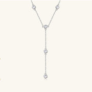 1.1 Carat Moissanite 925 Sterling Silver Necklace