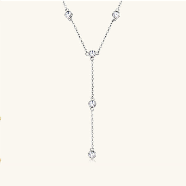 1.1 Carat Moissanite 925 Sterling Silver Necklace