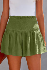 Smocked Waistband Shorts Trendsi