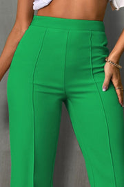 High Waist Straight Pants Trendsi