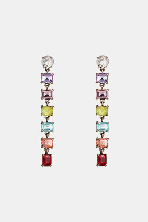 Geometrical Shape Resin Dangle Earrings Trendsi