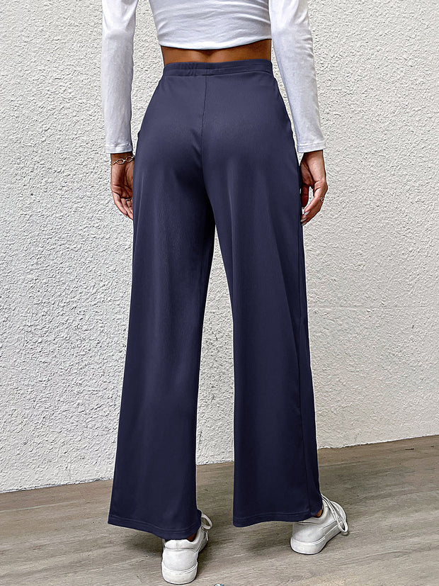 High Waist Straight Pants Trendsi