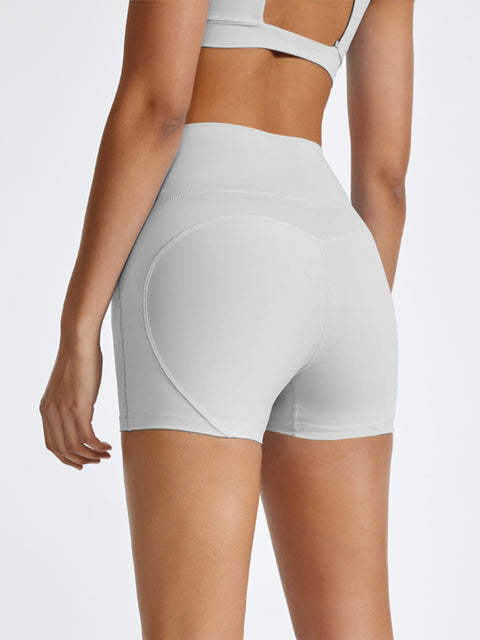 High Waist Active Shorts Trendsi