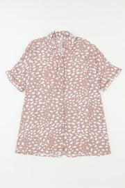 Printed Button Up Half Sleeve Shirt