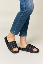 WILD DIVA Pyramid Stud Toe Band Footbed Sandals Trendsi